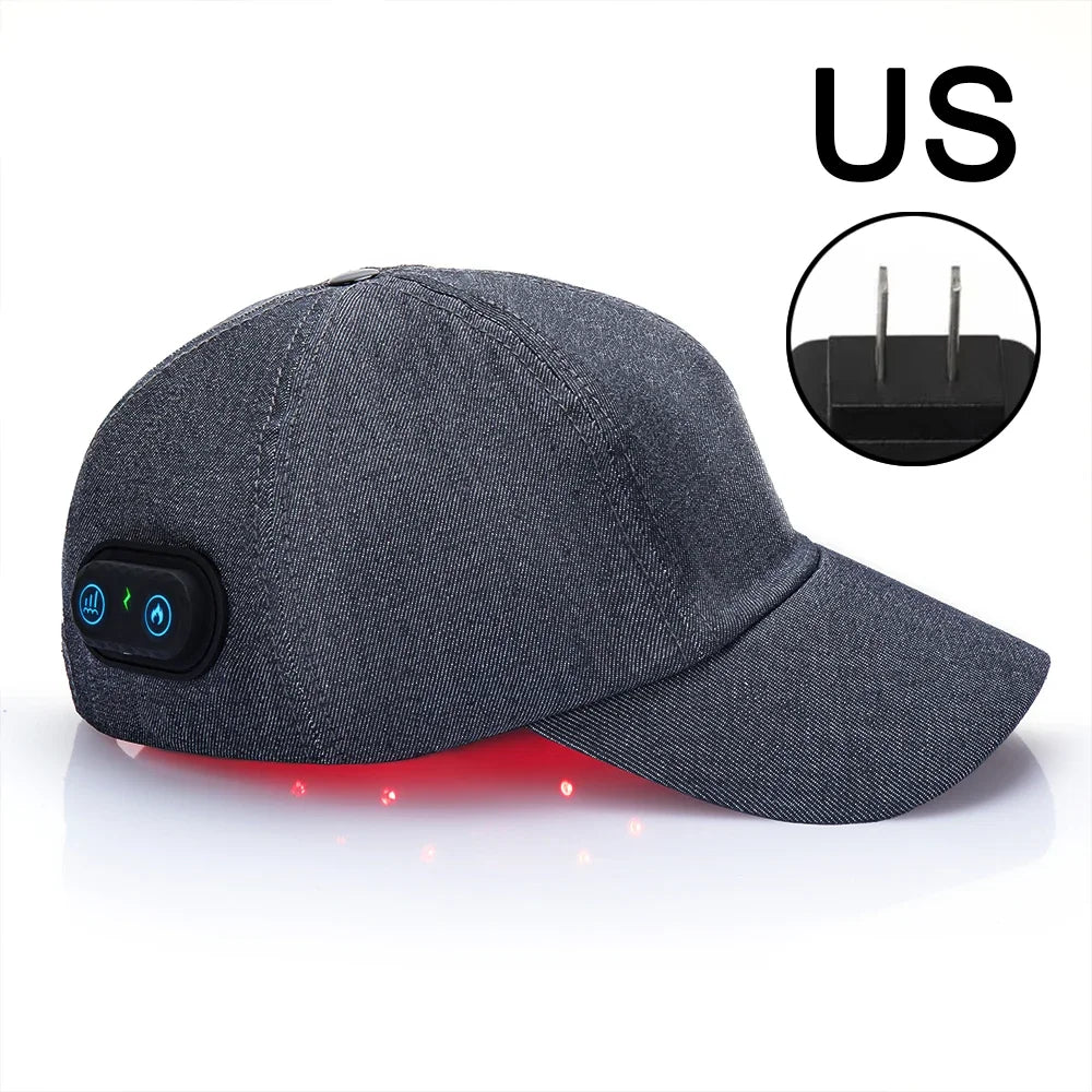 Red Light Therapy Cap — 660nm & 850nm Infrared Scalp & Hair Wellness Device